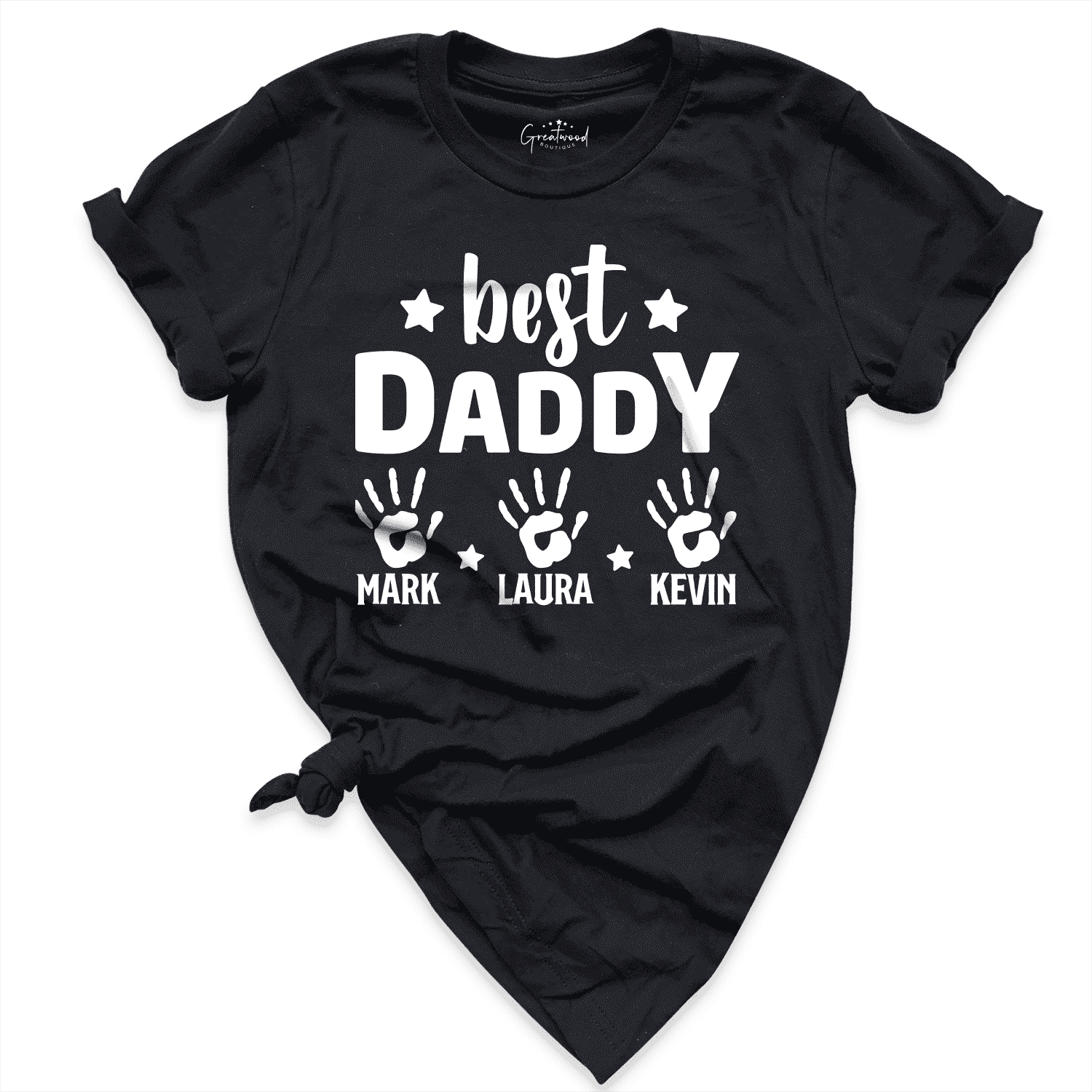 Best Daddy Custom Shirt Black - Greatwood Boutique