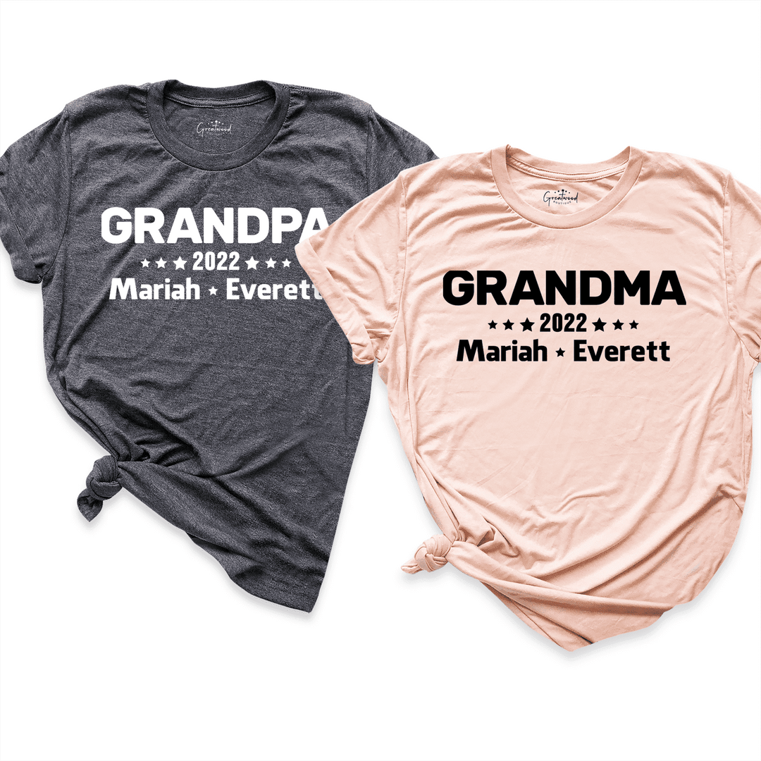 Custom Grandma Grandpa Shirt - Greatwood Boutique