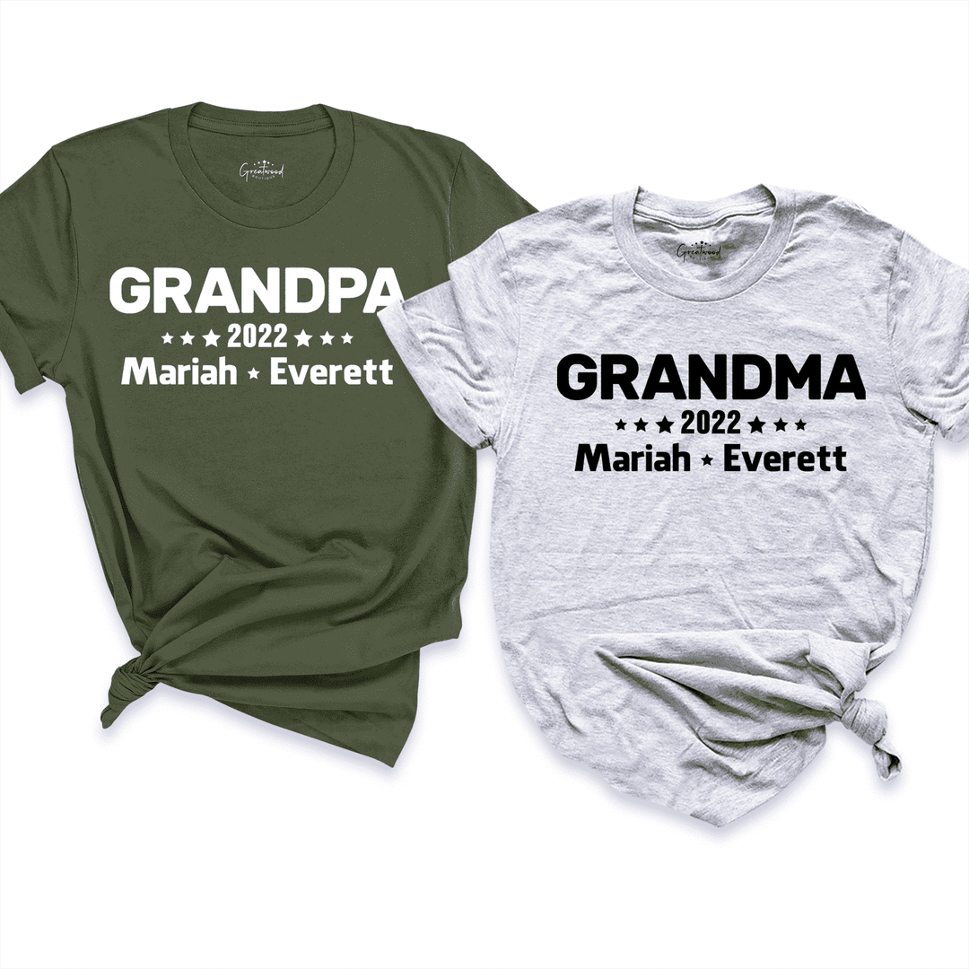 Custom Grandma Grandpa Shirt - Greatwood Boutique