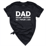 Custom Dad Shirt Black - Greatwood Boutique