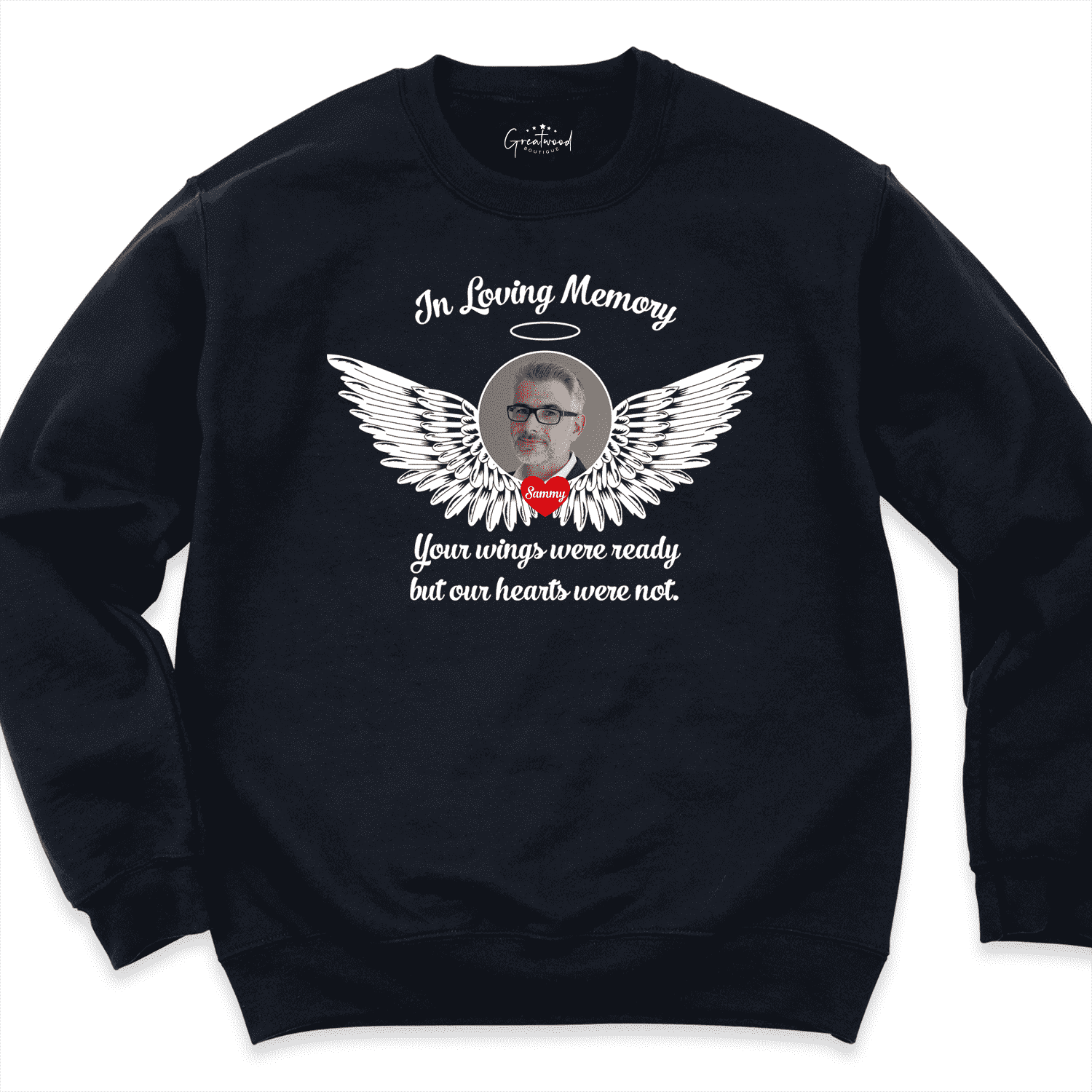 In Loving Memory Sweatshirt Black - Greatwood Boutique