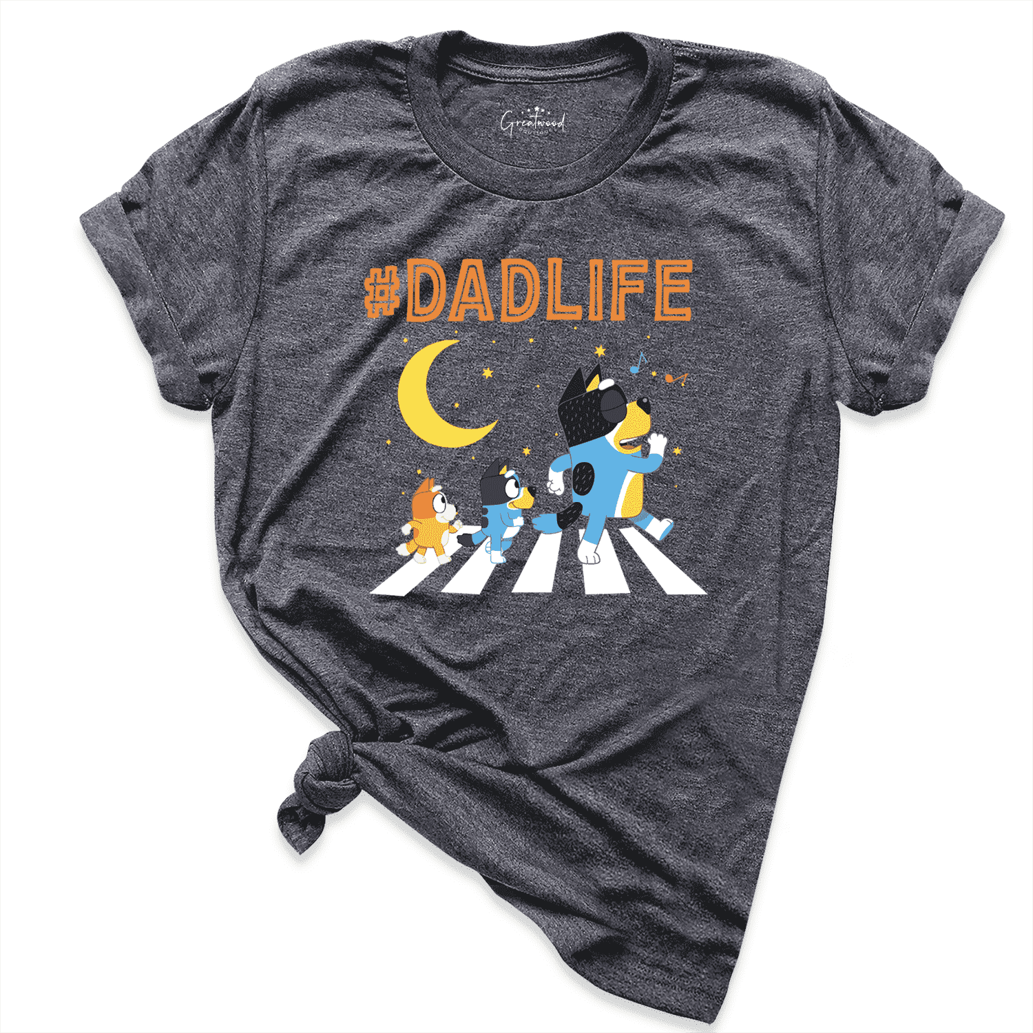Bluey Dadlife Shirt D.Grey - Greatwood Boutique