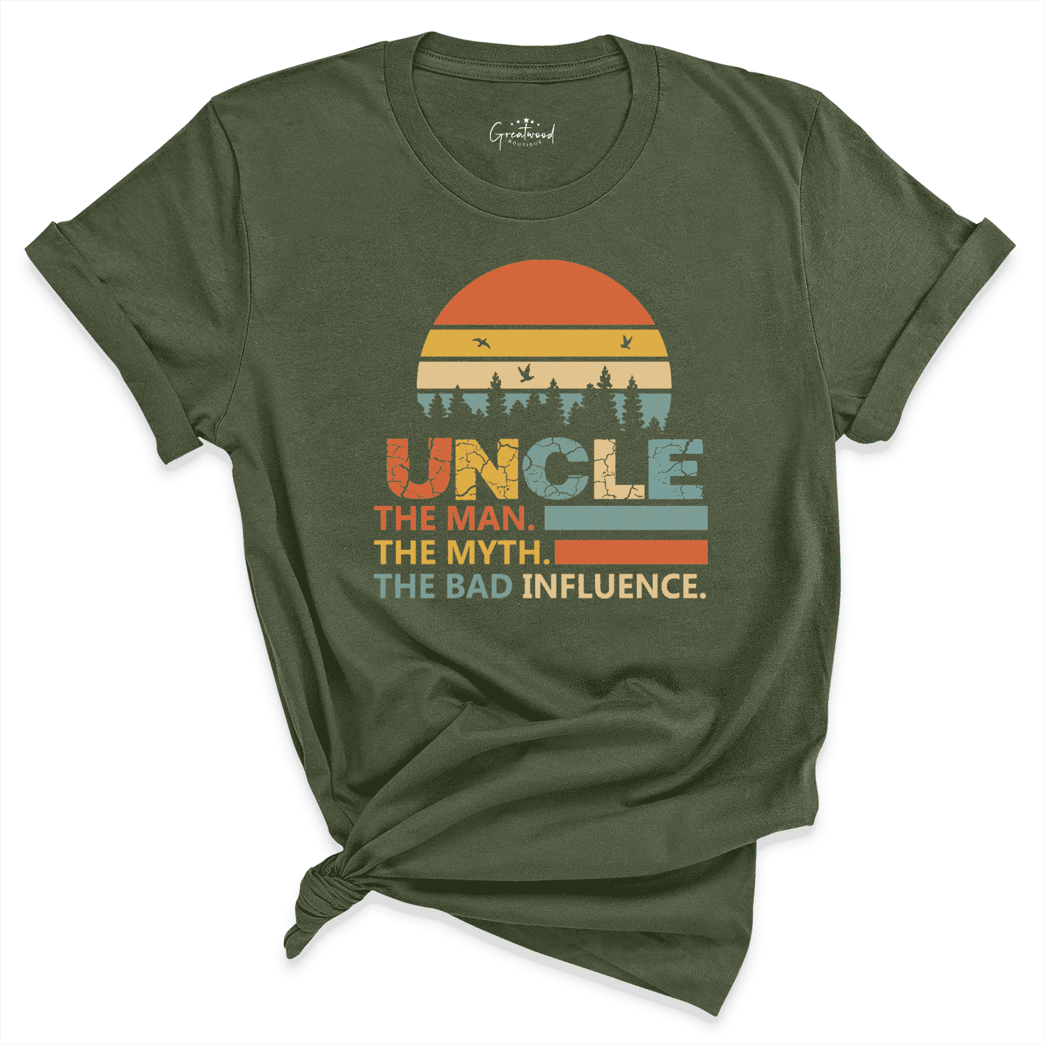 Uncle Shirt Green - Greatwood Boutique