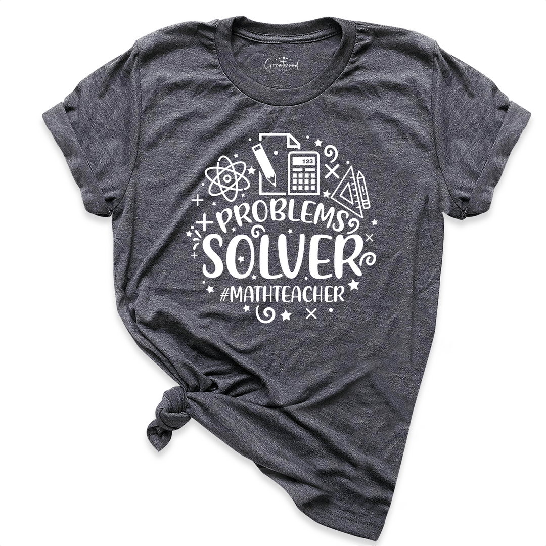 Math Teacher Shirt D.Grey - Greatwood Boutique