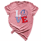 Usa Love Shirt Mauve - Greatwood Boutique