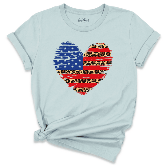 Heart Fourth Of July Shirt Blue - Greatwood Boutique