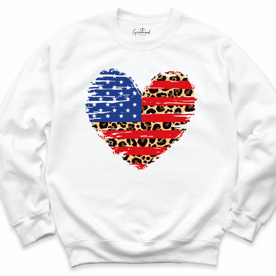 Heart Fourth Of July Shirt White - Greatwood Boutique