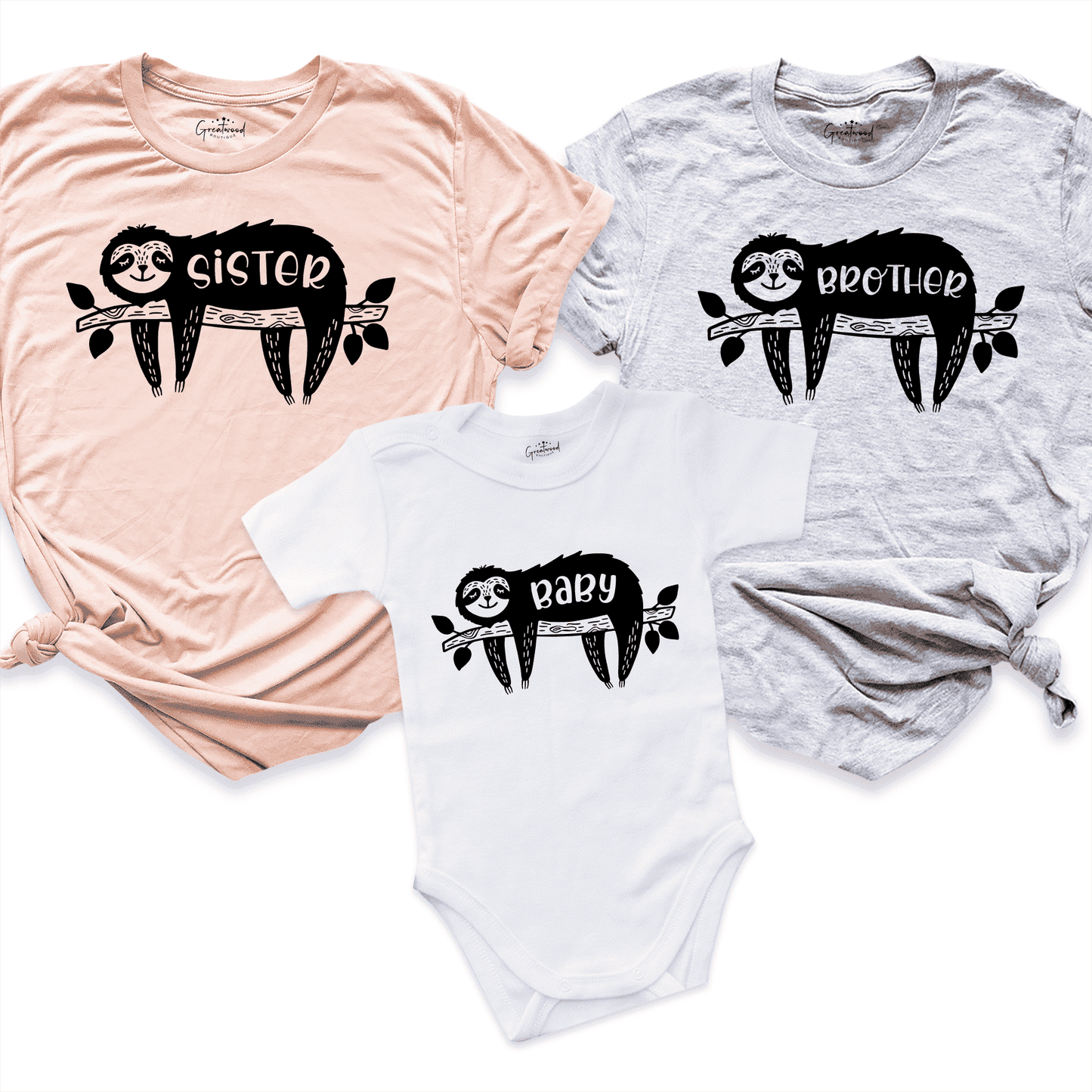 Sloth Family Matching Shirt - Greatwood Boutique