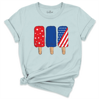 Ice Cream US Flag Shirt Blue - Greatwood Boutique