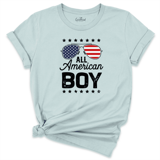 All American Boy Shirt Blue - Greatwood Boutique