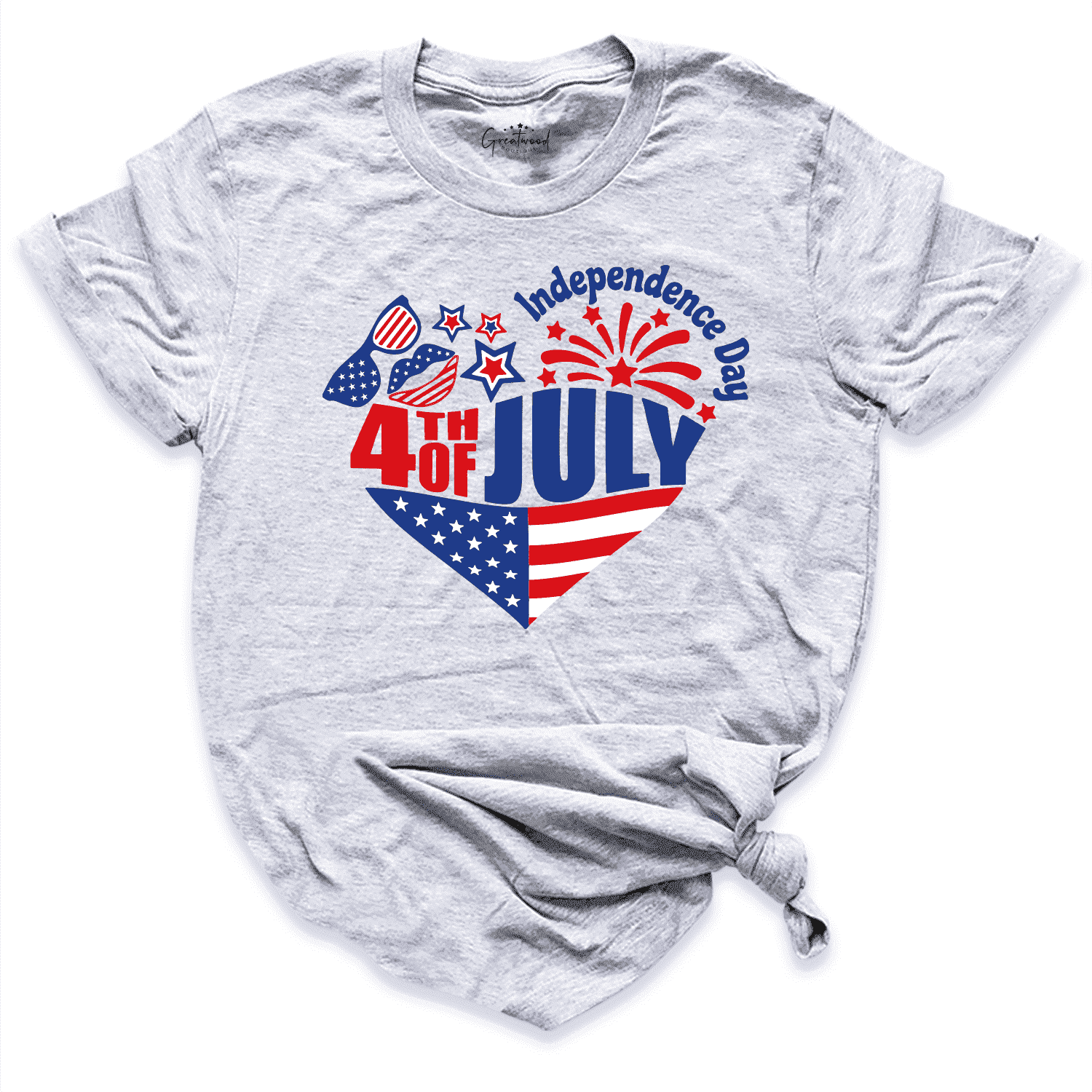 Independence Day Shirt Grey - Greatwood Boutique