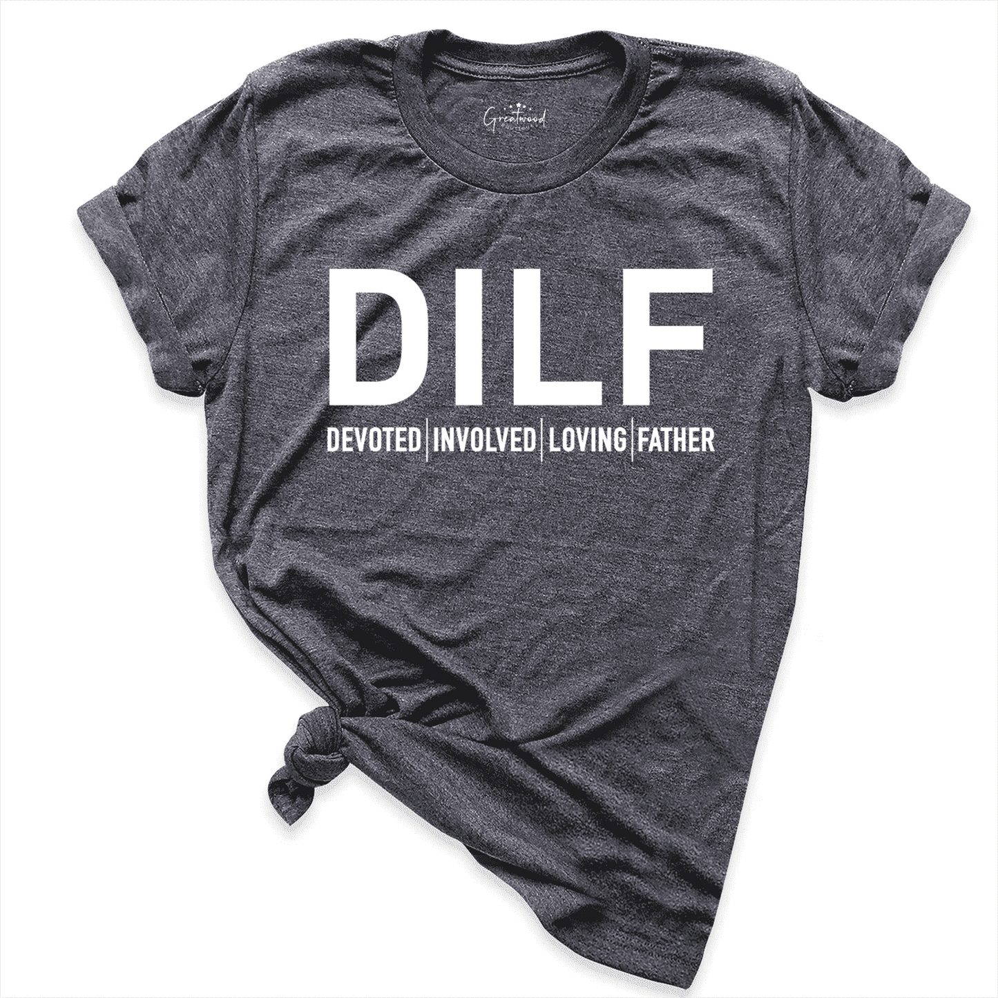 Devoted Involved Loving Father Shirt D.Grey - Greatwood Boutique