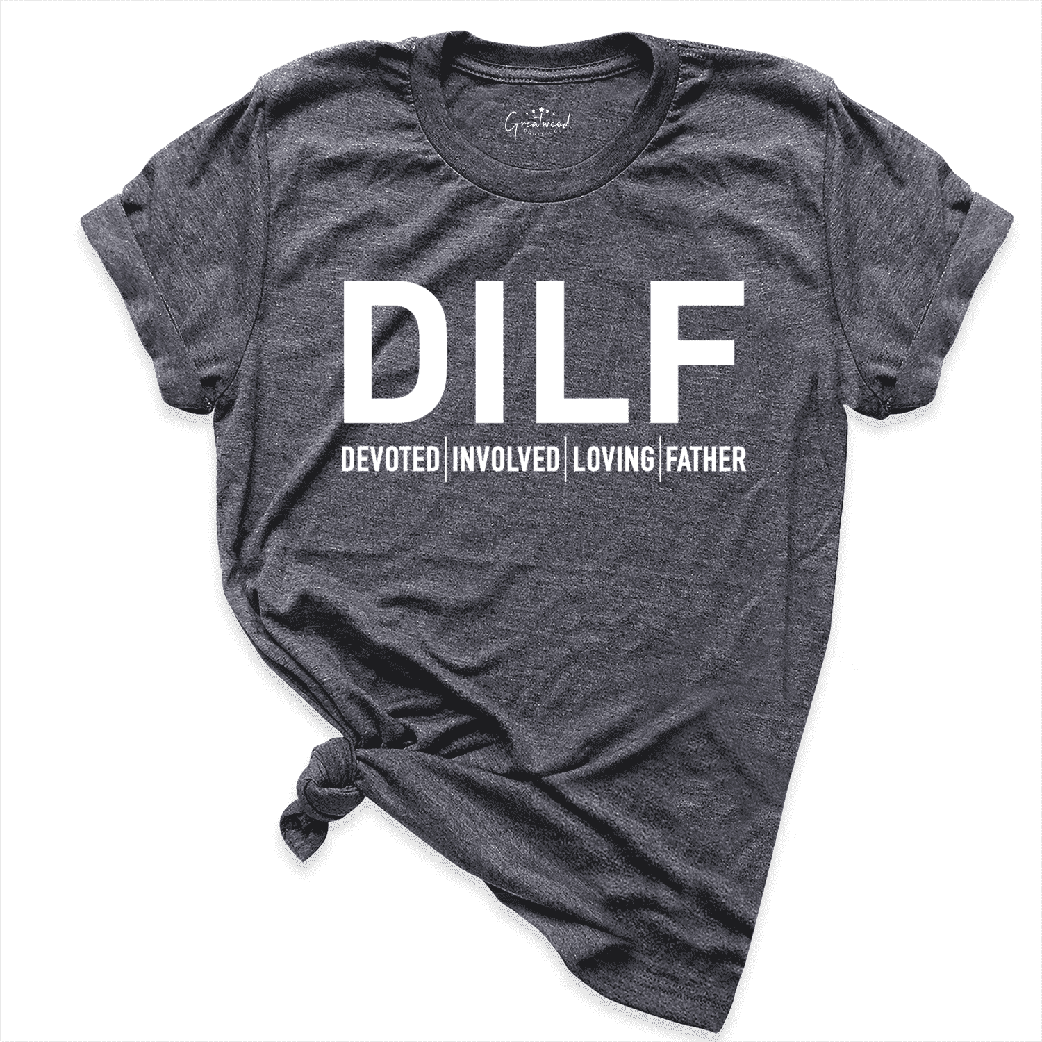 Devoted Involved Loving Father Shirt D.Grey - Greatwood Boutique