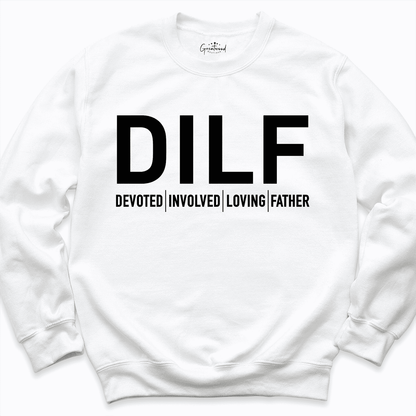 Devoted Involved Loving Father Sweatshirt White - Greatwood Boutique