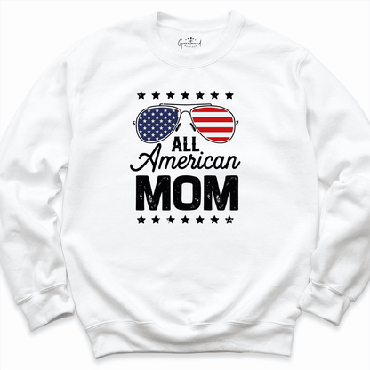 All American Mom Shirt White - Greatwood Boutique