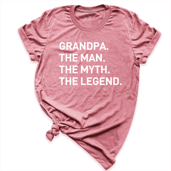 Funny Grandpa Legend Shirt Mauve - Greatwood Boutique