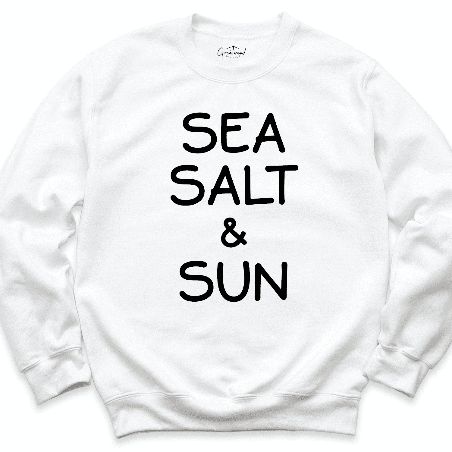 Sea Salt and Sun Summer Shirt White - Greatwood Boutique