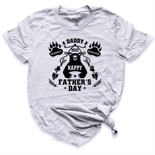 Our First Fathers Day Custom Shirt Grey - Greatwood Boutique