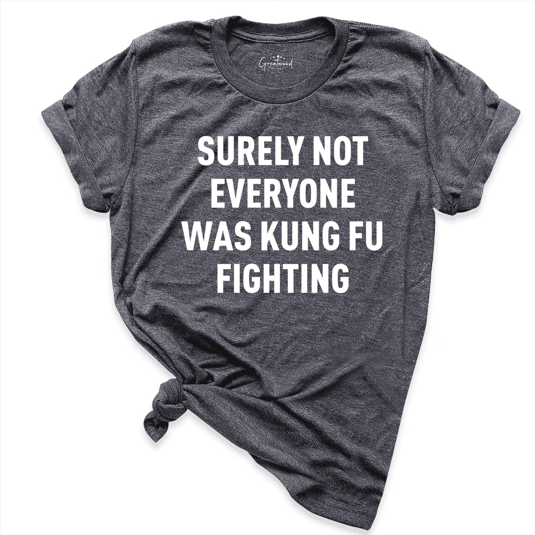 Kung-Fu Fighting Mens Shirt D.Grey - Greatwood Boutique