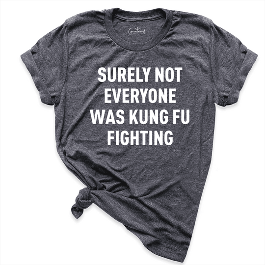 Kung-Fu Fighting Mens Shirt D.Grey - Greatwood Boutique