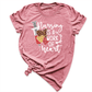 Leopard Heart Nurse Shirt Mauve - Greatwood Boutique