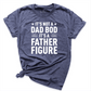 It's Not A Dad Bod It's A Father Figure Shirt Navy - Greatwood Boutique