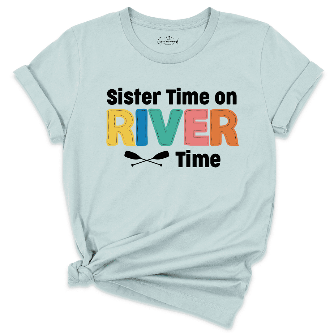 On River Time Shirt D.Blue - Greatwood Boutique