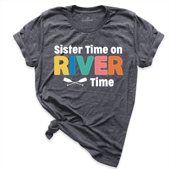On River Time Shirt D.Grey - Greatwood Boutique