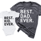 Best Dad Ever Shirt D.Grey - Greatwood Boutique