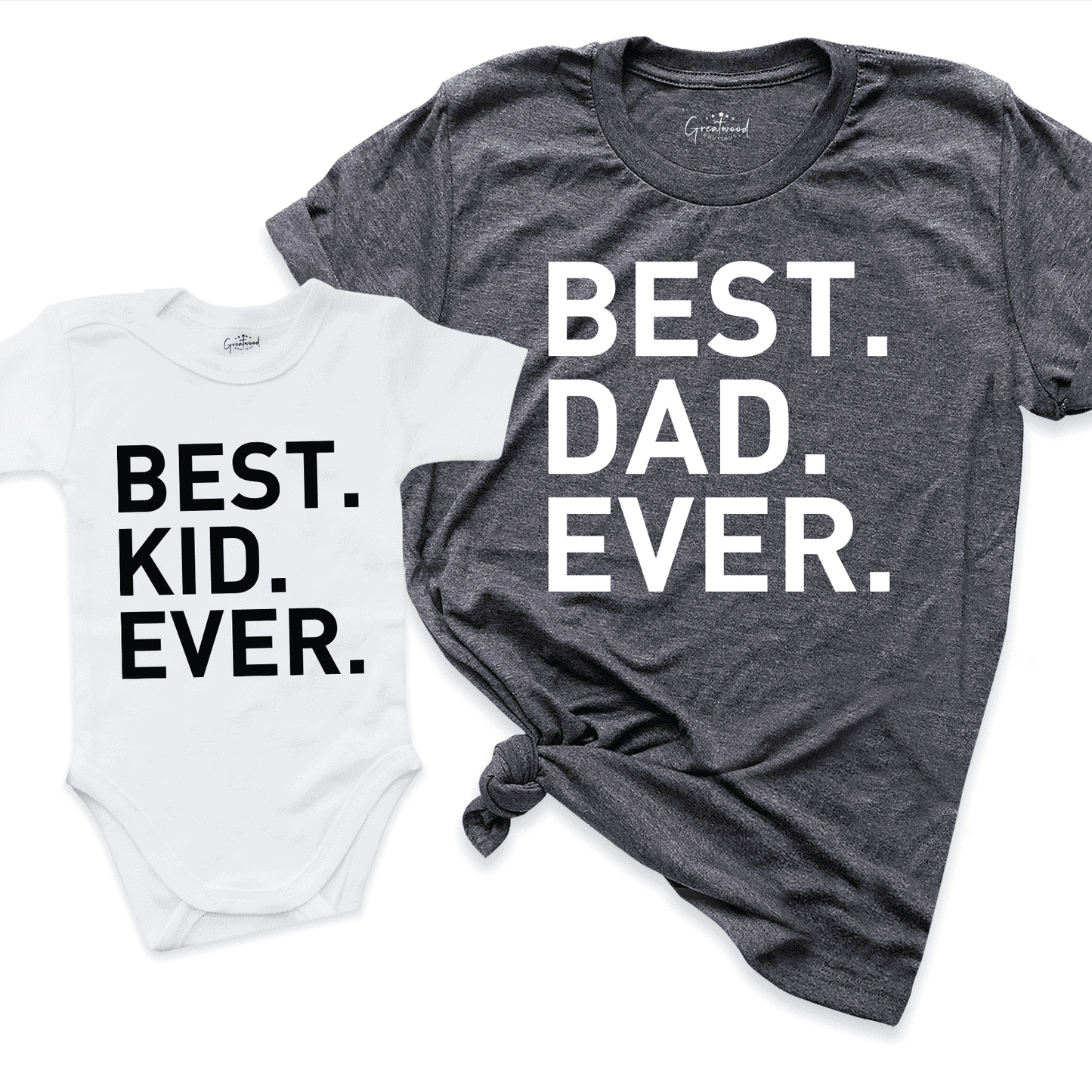 Best Dad Ever Shirt D.Grey - Greatwood Boutique