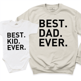 Best Dad Ever Shirt Sand - Greatwood Boutique