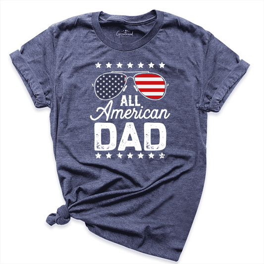 All American Dad Shirt Navy - Greatwood Boutique