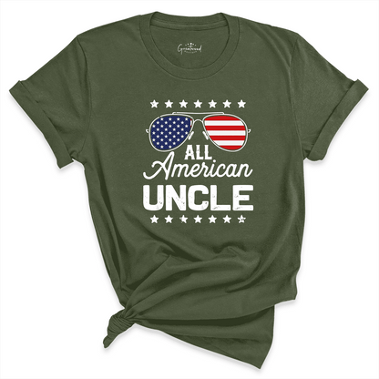 All American Uncle Shirt Green - Greatwood Boutique