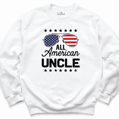 All American Uncle Shirt White - Greatwood Boutique
