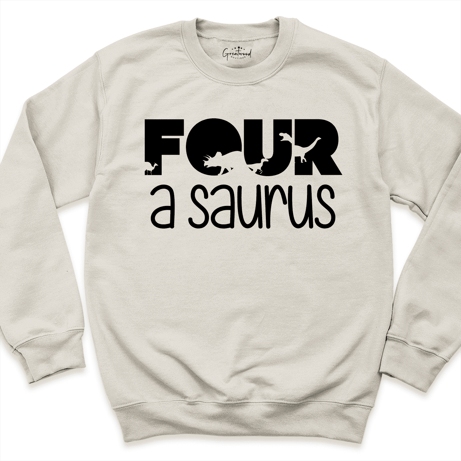 Four A Saurus Shirt Sand - Greatwood Boutique