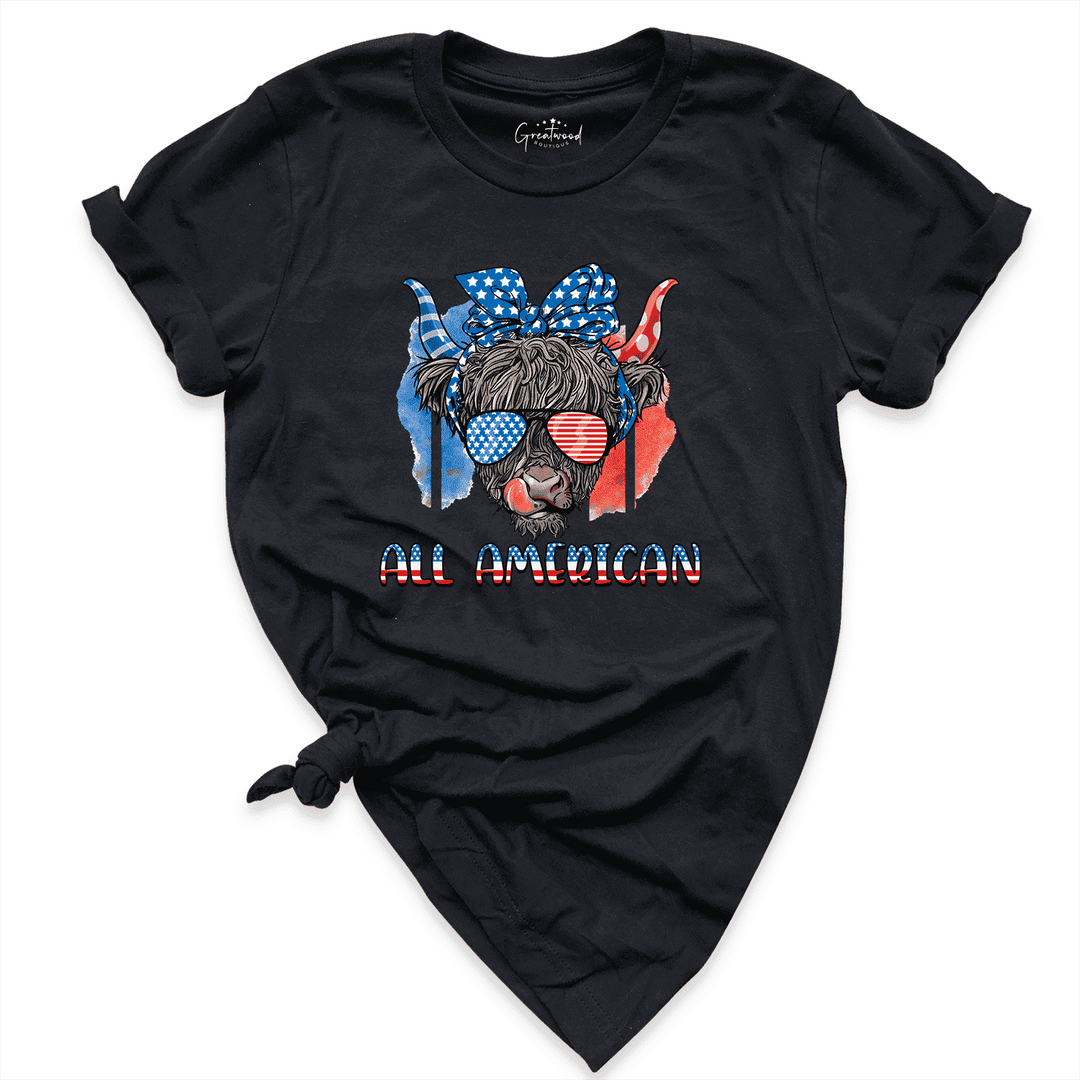 All American Cowboy Shirt Black - Greatwood Boutique