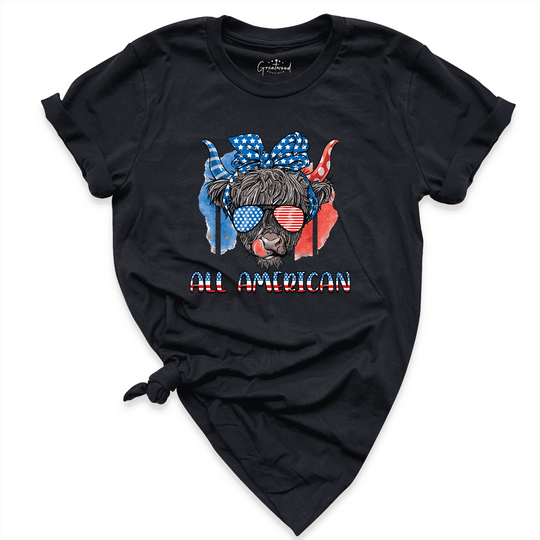 All American Cowboy Shirt Black - Greatwood Boutique