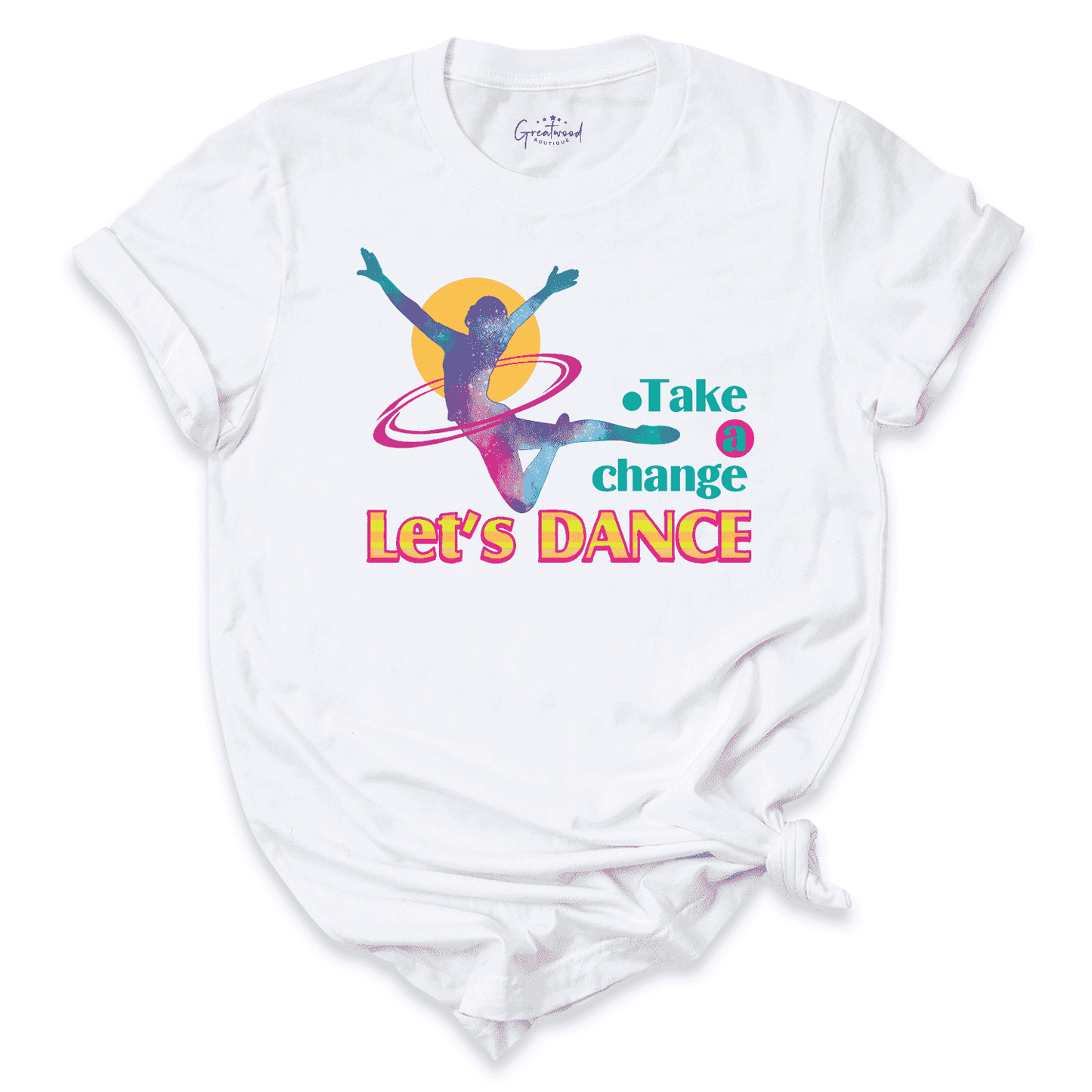 Let’s Dance Shirt White - Greatwood Boutigue