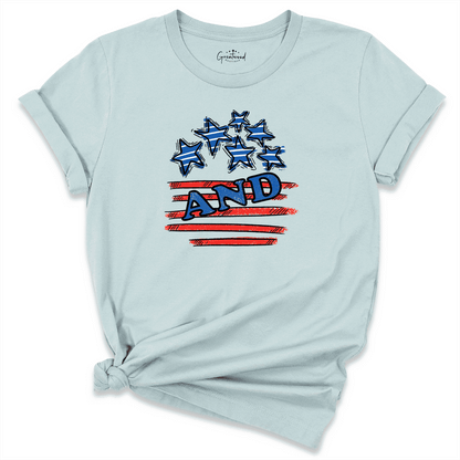 American And Shirt Blue - Greatwood Boutique