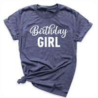 Birthday Girl Shirt Navy - Greatwood Boutique