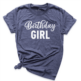 Birthday Girl Shirt Navy - Greatwood Boutique