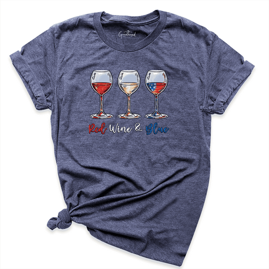 Red Wine Blue Shirt Navy - Greatwood Boutique