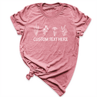 Custom Plant Shirt Mauve - Greatwood Boutique