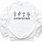 Custom Plant Sweathirt White - Greatwood Boutique