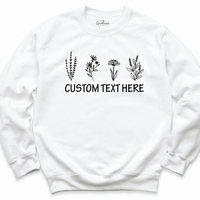 Custom Plant Sweathirt White - Greatwood Boutique