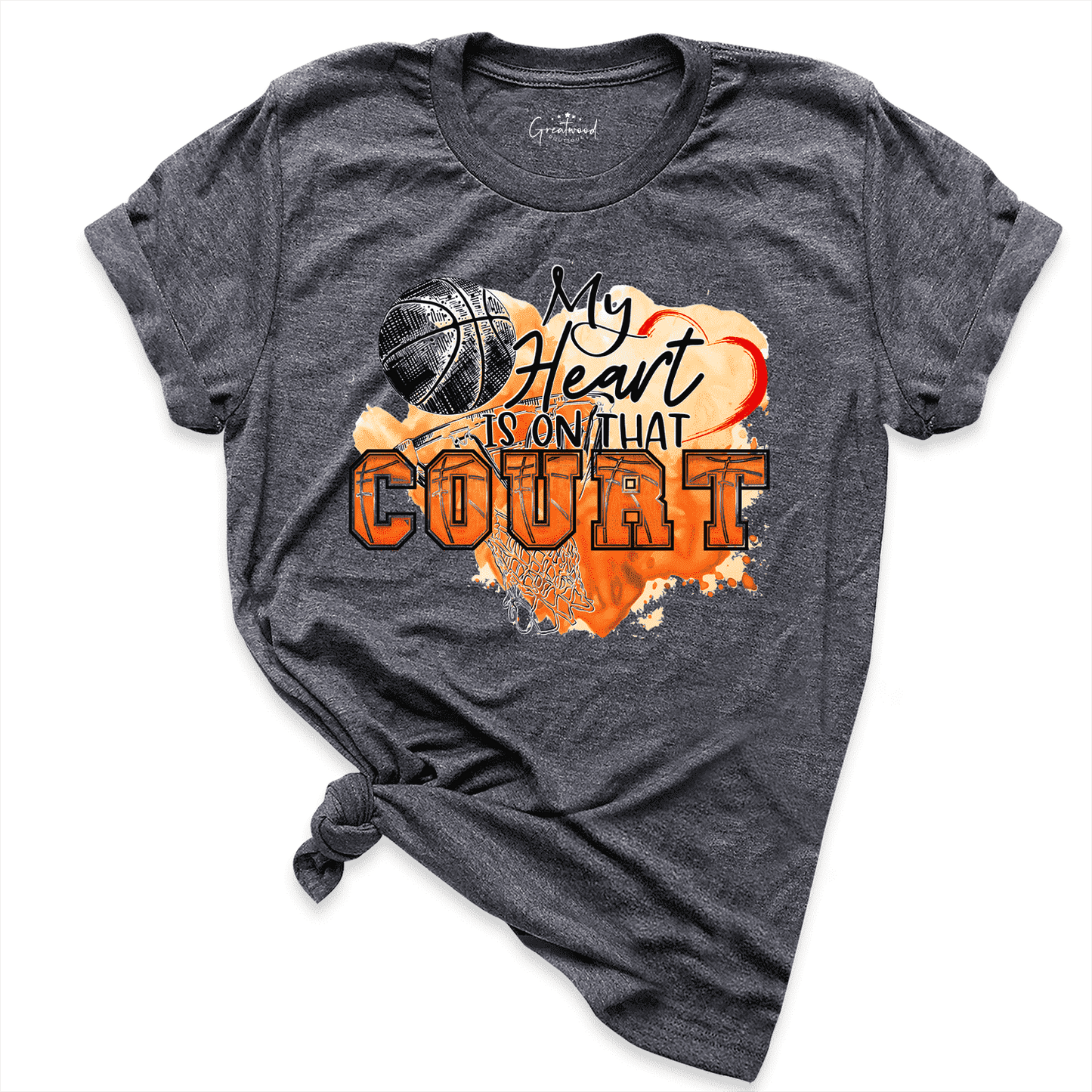 Basketball Shirt D.Grey - Greatwood Boutique