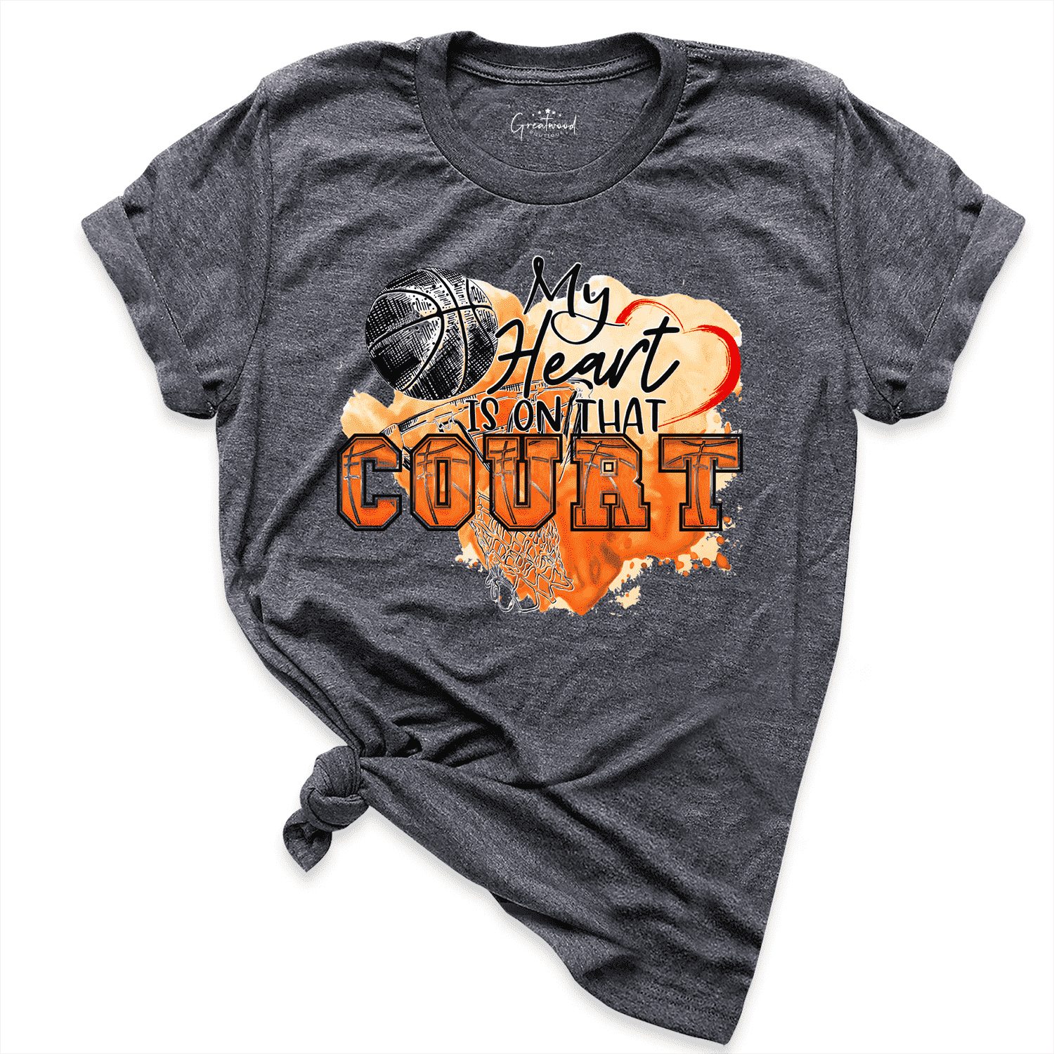 Basketball Shirt D.Grey - Greatwood Boutique