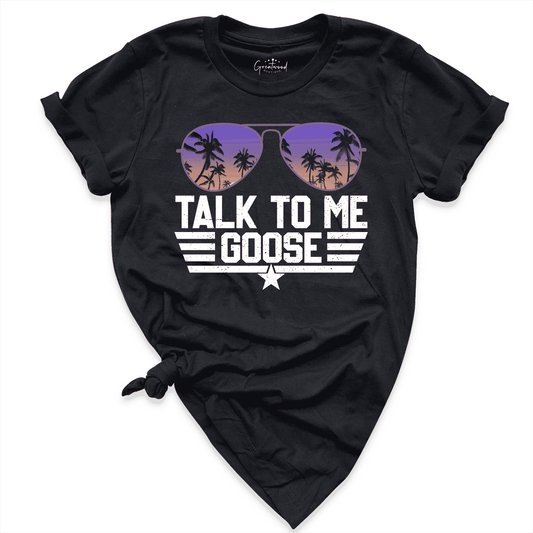 Talk To Me Shirt Black - Greatwood Boutique