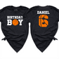 Boy Birthday shirt Black - Greatwood Boutique