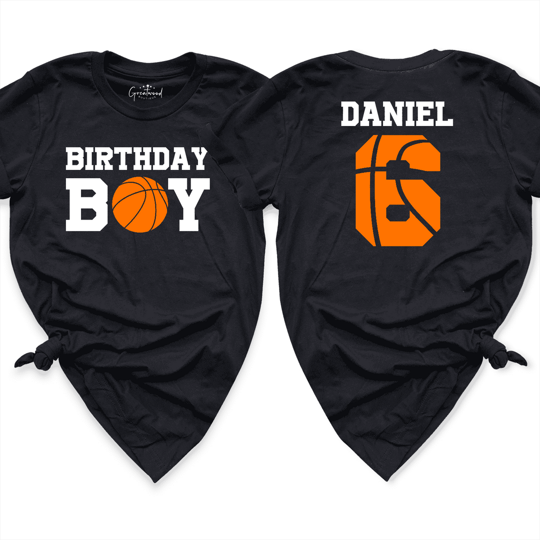 Boy Birthday shirt Black - Greatwood Boutique
